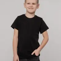 Футболка детская T-Bolka Kids, черная, 6 лет