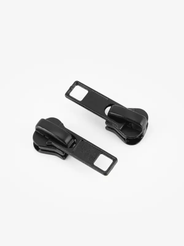 Бегунок для молнии &laquo;Трактор&raquo;, №5, 10 шт., чёрный