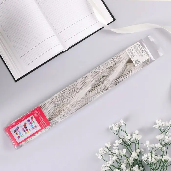 Бант-шар №3 три золотых полосы, белый Бант-шар №3 три золотых полосы, белый