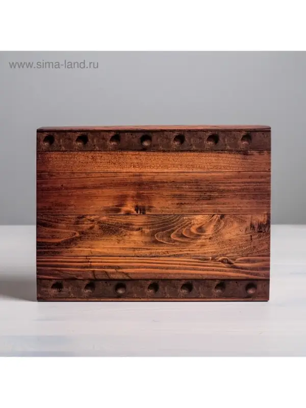 Коробка кондитерская, упаковка, &laquo;Ящик&raquo;, 20&times;15&times;5 см