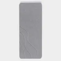Подставка диатомитовая для губки и аксессуаров для ванной, 25&times;10 см, серая