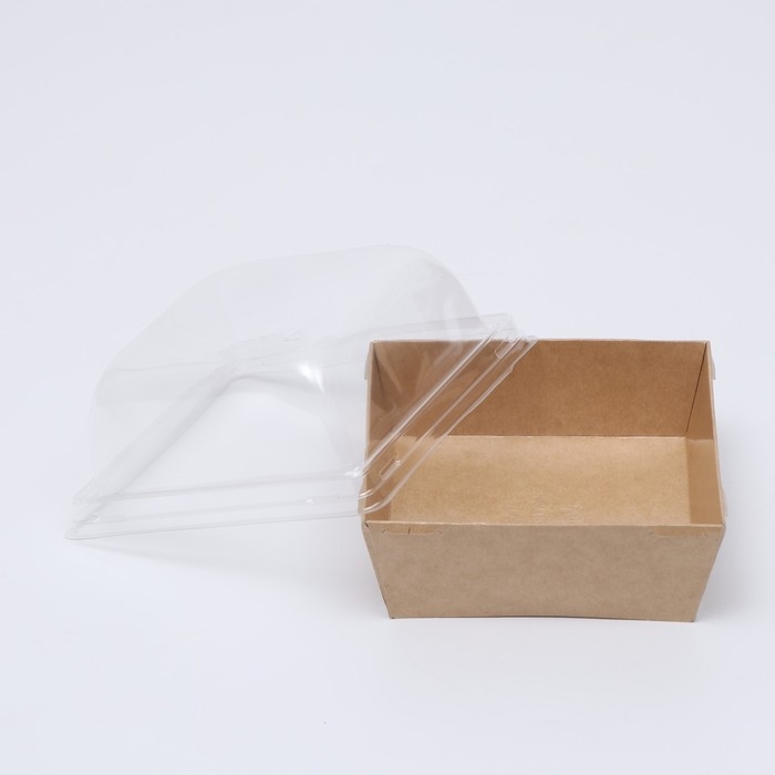 Коробка под бенто-торт, крафт, 11 х 11 х 8,5 см Коробка под бенто-торт, крафт, 11 х 11 х 8,5 см