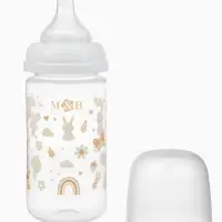 Бутылочка для кормления M&B, ШГ &Oslash;50 мм, +3мес., 260 мл., набор 2 шт. в кор.