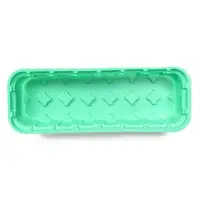 Мини - парник для рассады, 35&times;13&times;11 см, 14 ячеек под таблетки для рассады d=4 см, пластик, Greengo