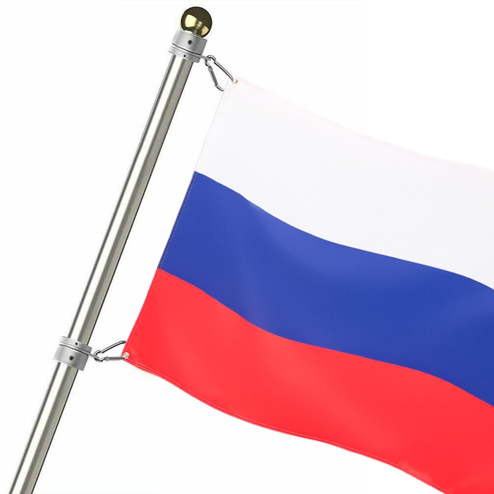 Флаг России Триколор, 90 х 135 см, с люверсами
