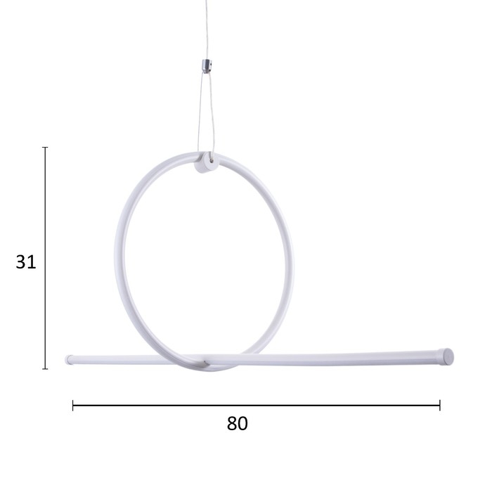 Светильник BayerLux 1797/2 LED 70Вт белый 80х30-130см