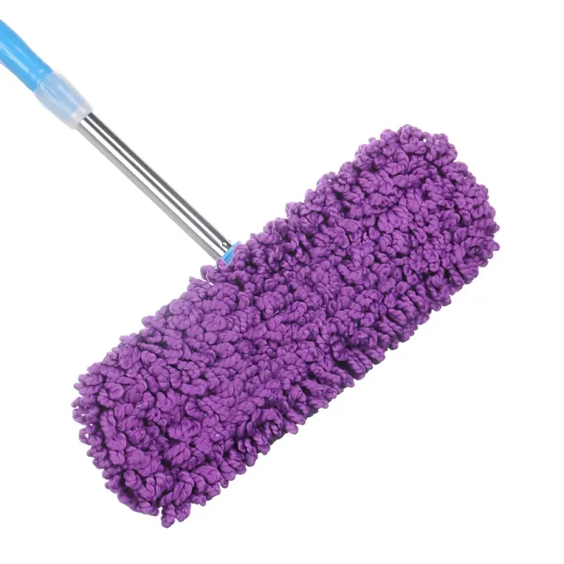 Швабра со смен.насадкой тм VETTA, насадка микрофибра 42х12 см, телеск.ручка 120см, сталь, пластик