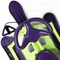 Снегокат, лимонный, фиолетовый, ТСП/ЛФ Nika Kids Снегокат, лимонный, фиолетовый, ТСП/ЛФ Nika Kids