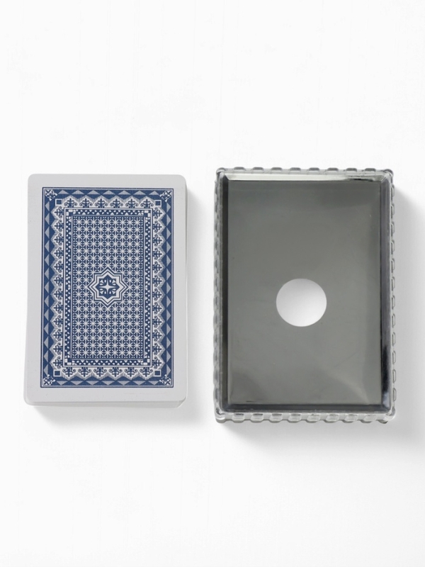 Карты игральные пластиковые 54 шт  Карты игральные пластиковые 54 шт "Время игры", покер, 9,5 х 6,5 см, синяя рубашка