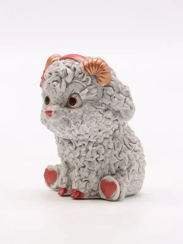 Фигурка декоративная &laquo;Барашек сидит&raquo;, 7&times;5&times;5 см, серая