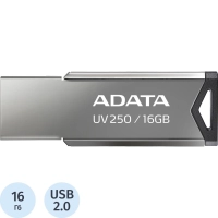 Флеш-память ADATA 16GB AUV250-16G-RBK SILVER