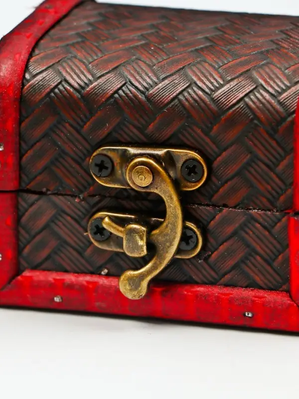 Шкатулка для украшений &laquo;Сундучок. Плетёнка &raquo;, дерево, 6&times;5&times;8 см