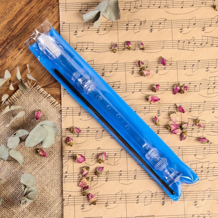 Блокфлейта Music Life, 8 отверстий, немецкая система, белая Блокфлейта Music Life, 8 отверстий, немецкая система, белая