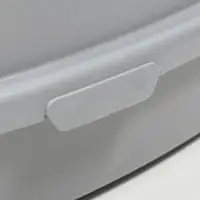 Туалет Айша M с бортом 53&times;39&times;21 см серый FIX