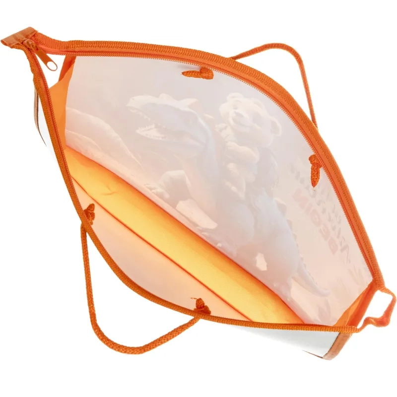 Папка для тетрадей Дино и медвежонок А4 на молнии с ручками,,45мм, 88441