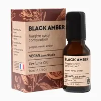 Парфюмерное масло женское VEGAN.Love.Studio Black Amber, 15 мл