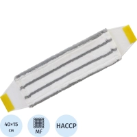 Насадка МОП SYR микрофибра д/влаж уборки с жестк абраз 40см желтая 993951