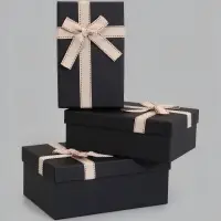 Набор подарочных коробок 3 в 1, прямоугольные 23&times;16&times;9.5 21&times;14&times;8.0 19&times;12&times;6.5 см