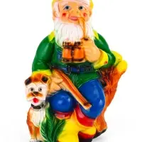 Садовая фигура из гипса &laquo;Гном - охотник&raquo;, 30&times;40&times;70 см