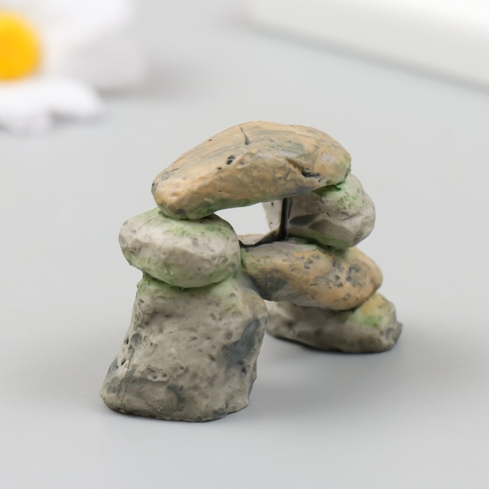 Фигурка для флорариума полистоун  Фигурка для флорариума полистоун "Сад камней" 5х2,2х4,2 см