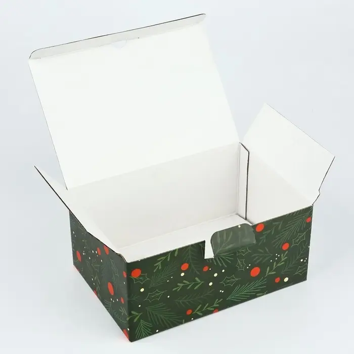 Коробка подарочная новогодняя складная &laquo;С Новым годом&raquo;, 22&times;15&times;10 см