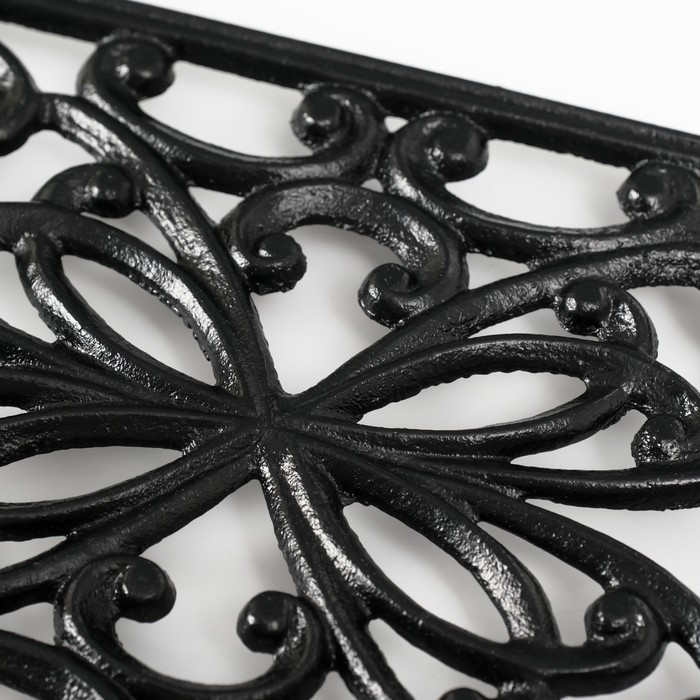 Сувенир чугун подставка Сувенир чугун подставка"Узор. Крылья бабочки" 13,5х25,5х1,5 см