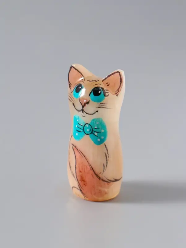 Фигурка &laquo;Кошечка мини&raquo;, 4.5&times;2.3 см, селенит, МИКС