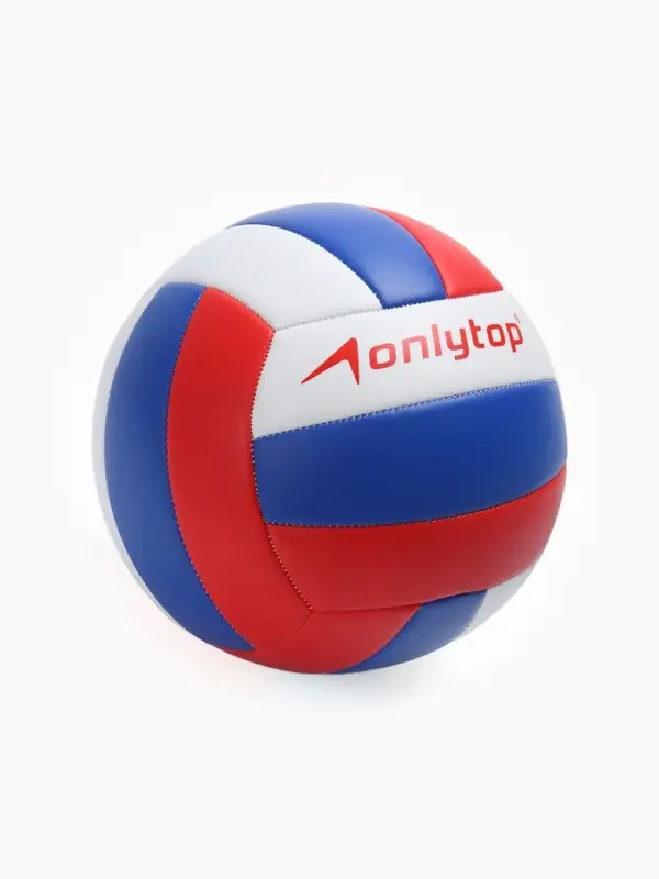 Волейбольный мяч ONLYTOP &laquo;Россия&raquo;, машинная сшивка, 18 панелей, р. 5, PVC