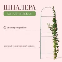 Шпалера, 190&times;50&times;1.6 см, металл, зелёная, &laquo;Сетка разборная&raquo;