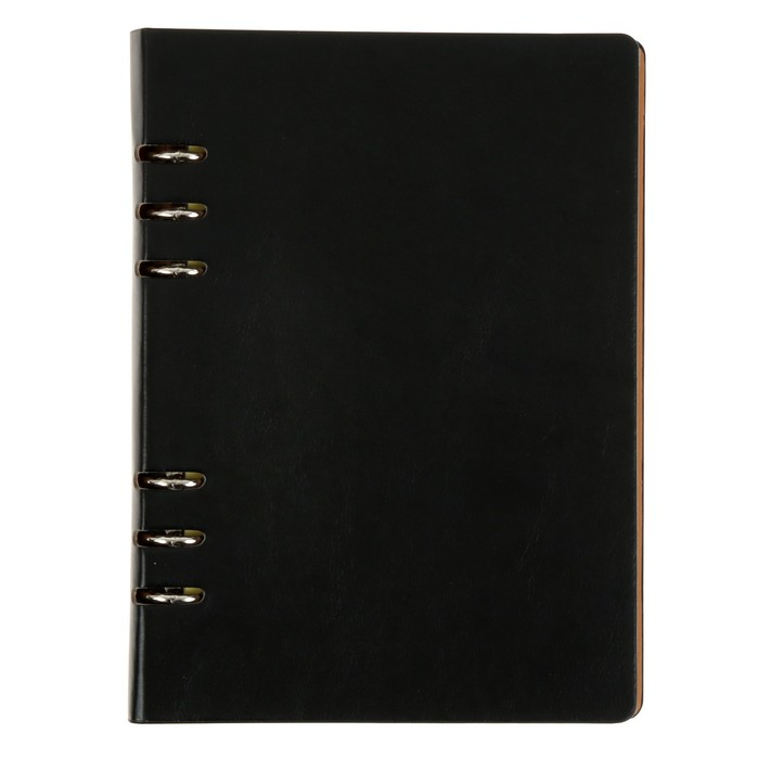 Органайзер на кольцах  Органайзер на кольцах "Престиж" А5, 92 листа в линейку, обложка кожзам, МИКС