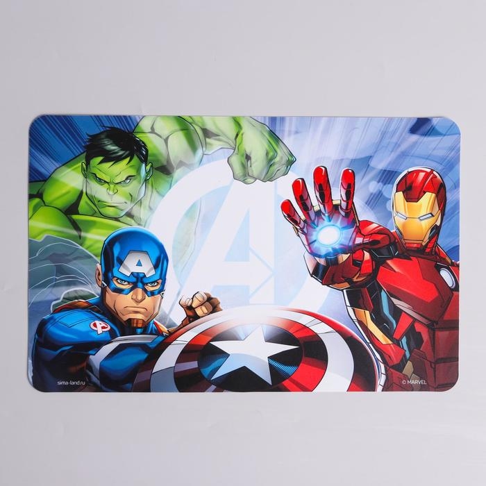 Коврик для лепки, формат А4  Коврик для лепки, формат А4 "Супергерои", Мстители