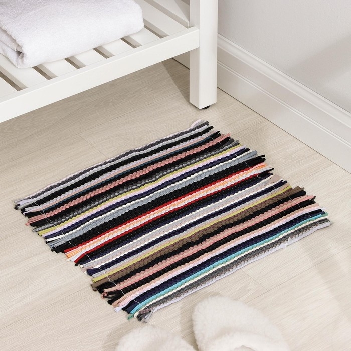 Коврик для дома Доляна, 40×45 см, цвет МИКС Коврик для дома Доляна, 40×45 см, цвет МИКС