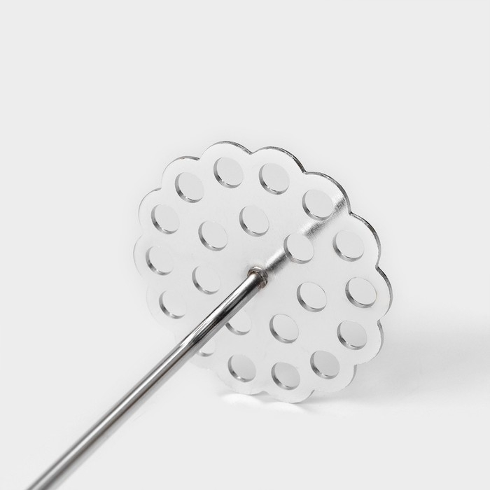 Толкушка Доляна «Деревенька. Цветочек», 23×7 см Толкушка Доляна «Деревенька. Цветочек», 23×7 см