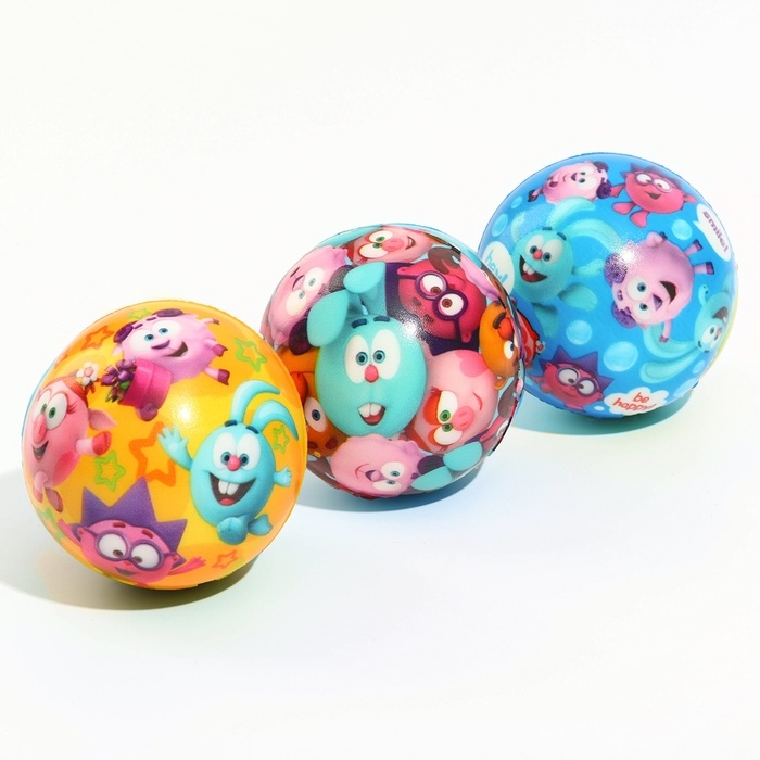 Мягкий мяч Смешарики «Друзья», 6,3 см, МИКС Мягкий мяч Смешарики «Друзья», 6,3 см, МИКС