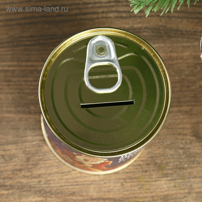 Копилка-банка металл  Копилка-банка металл "Приятных сюрпризов " 7,3х9,5 см