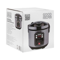 Мультиварка GOODHELPER MC-5200, 900 Вт, 5 л, 32 программы, антипригарное покрытие, серая