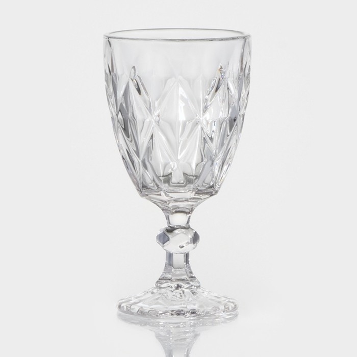 Набор бокалов для вина стеклянный «Круиз», 270 мл, 8×15,5 см, 6 шт Набор бокалов для вина стеклянный «Круиз», 270 мл, 8×15,5 см, 6 шт