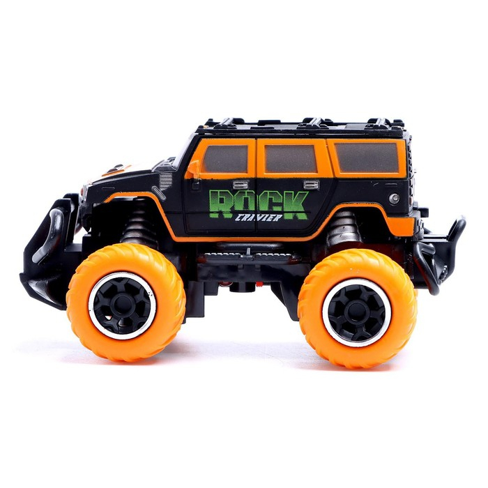 Джип радиоуправляемый «Граффити», работает от батареек, цвет оранжевый Джип радиоуправляемый «Граффити», работает от батареек, цвет оранжевый