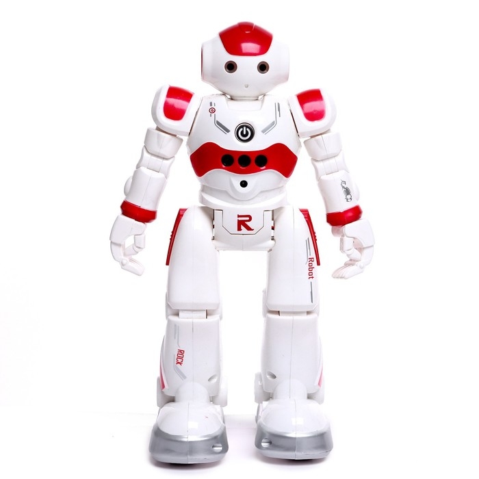 Робот «Робо-друг», с дистанционным и сенсорным управлением, русский чип, цвет красный