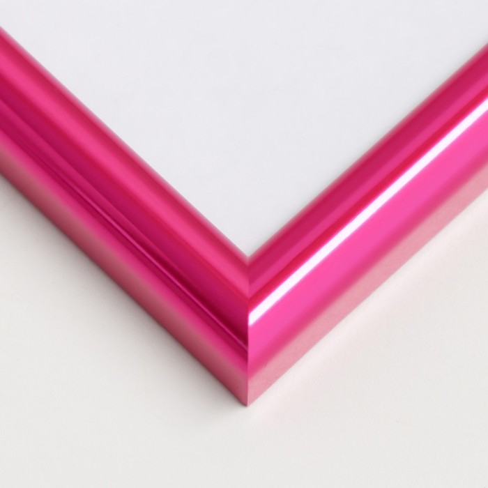 Фоторамка пластик Фоторамка пластик "Радуга" 21х30 см, пурпурный металлик