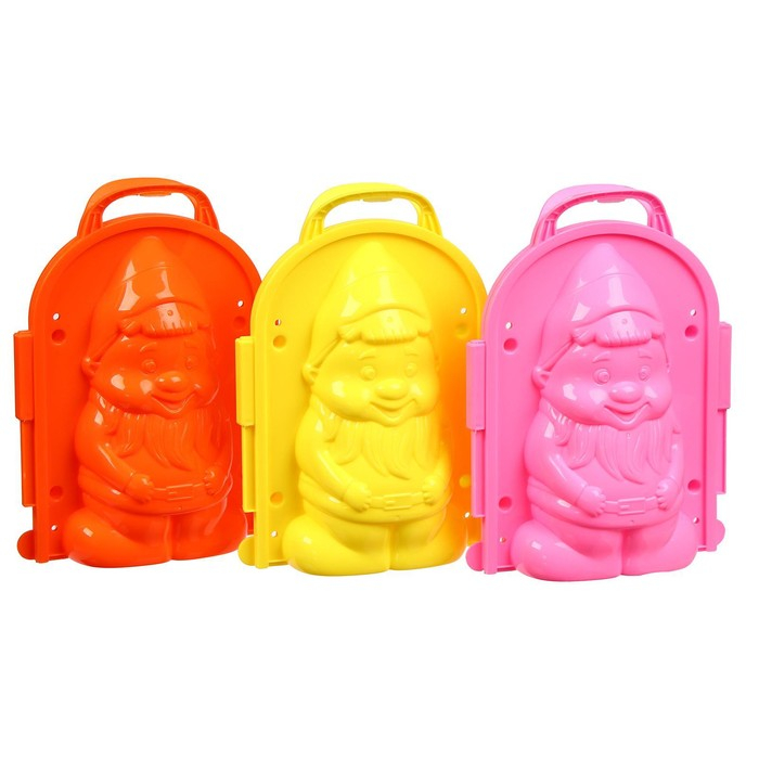 Снежколеп-песколеп «Гномик» + красящий порошок 15 г, набор, цвета МИКС, на новый год Снежколеп-песколеп «Гномик» + красящий порошок 15 г, набор, цвета МИКС, на новый год