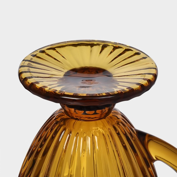 Кувшин для воды стеклянный «Босфор» 1,1 л, цвет жёлтый Кувшин для воды стеклянный «Босфор» 1,1 л, цвет жёлтый