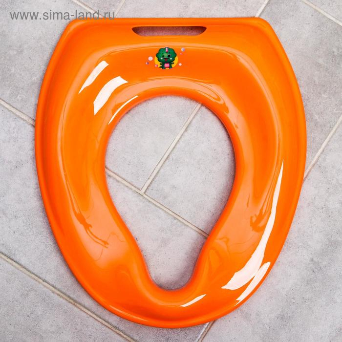 Сиденье на унитаз, цвет оранжевый Сиденье на унитаз, цвет оранжевый