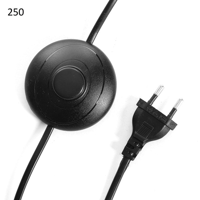 Торшер "Планета" E27 40Вт черный 48х30х165 см