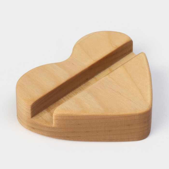 Подарочный набор деревянной посуды Adelica «Для тебя», тарелка 20×17 см, подставка под горячее и телефон, берёза Подарочный набор деревянной посуды Adelica «Для тебя», тарелка 20×17 см, подставка под горячее и телефон, берёза