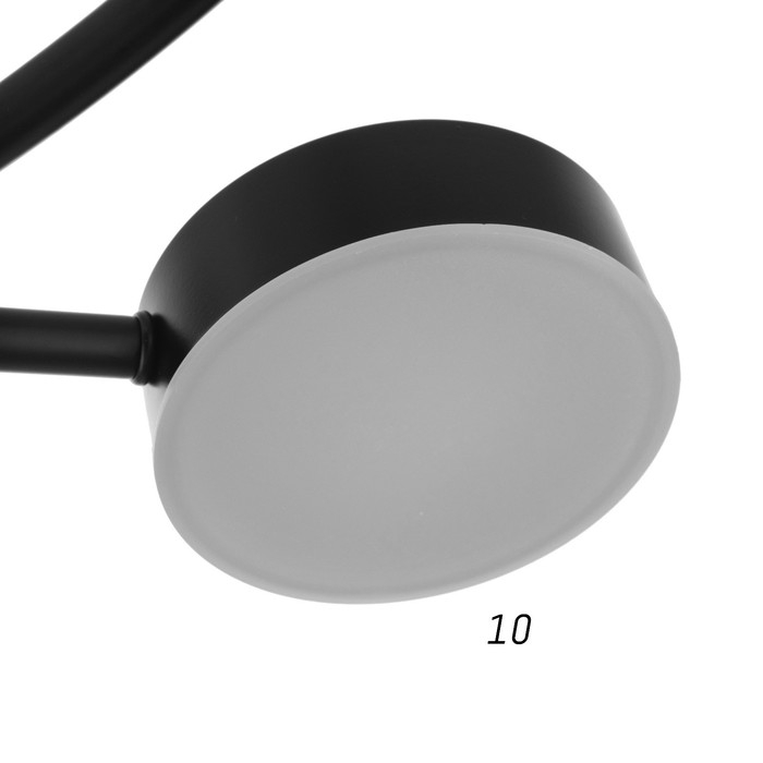 Люстра с ПДУ 2299/11BK LED 216Вт 3000-6000К черный 97х97х18 см BayerLux