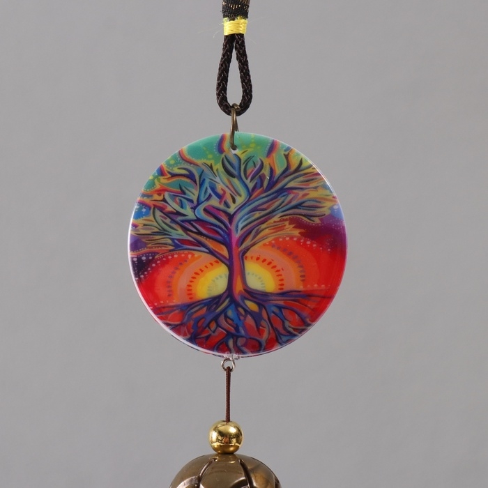 Музыка ветра металл Музыка ветра металл "Древо жизни" 4 колокольчика 43 см