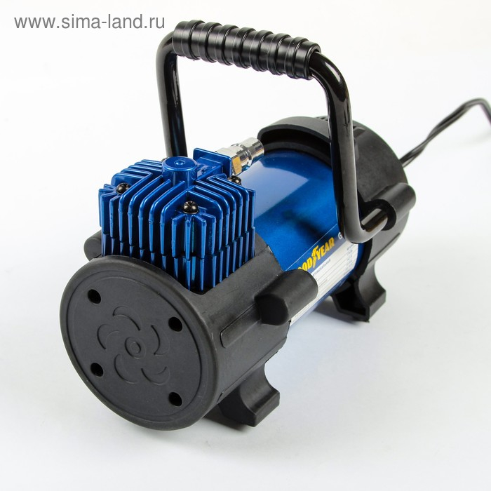 Компрессор автомобильный Goodyear GY-40L, 40 л/мин, со съемной ручкой, съемный витой шланг, с сумкой Компрессор автомобильный Goodyear GY-40L, 40 л/мин, со съемной ручкой, съемный витой шланг, с сумкой