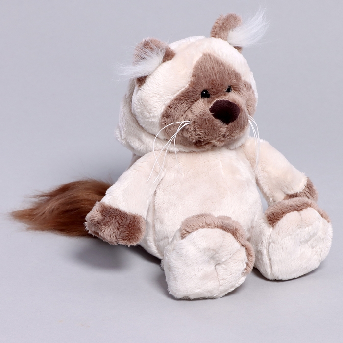 Мягкая игрушка «Котик» в костюме, 25 см, цвет бежевый Мягкая игрушка «Котик» в костюме, 25 см, цвет бежевый