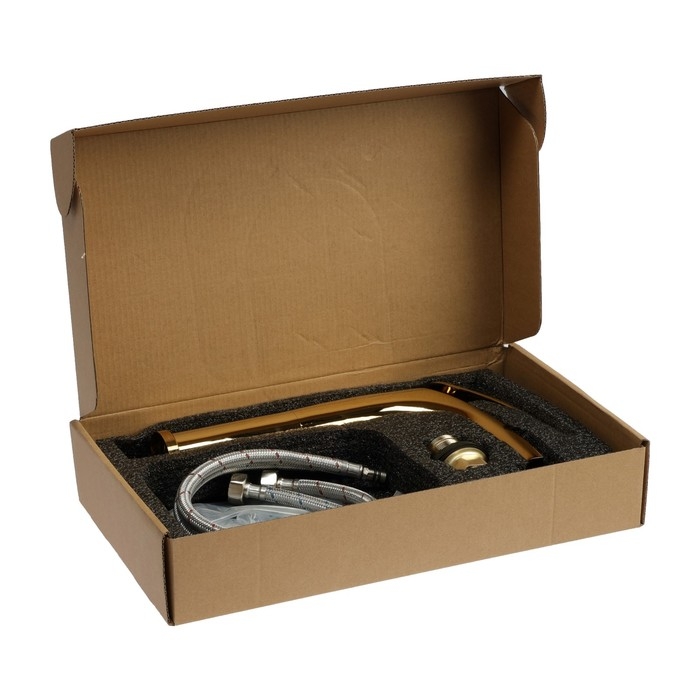 Смеситель для раковины ZEIN Z3798, дизайнерский, однорычажный, картридж 35 мм, цвет gold Смеситель для раковины ZEIN Z3798, дизайнерский, однорычажный, картридж 35 мм, цвет gold